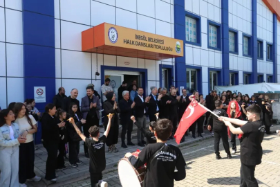 Bursa İnegöl Belediye Başkanı Taban’dan halk dansları ekibine ziyaret