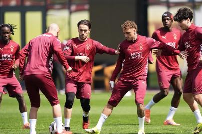 Galatasaray, Gençlerbirliği maçının hazırlıklarına başladı
