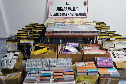 Başkentte bir tırda 3 bin 125 güneş gözlüğü ele geçirildi