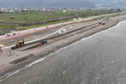 Bursa'da plajlar yaza hazır hale getiriliyor