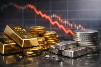 Altın ve gümüş yeni haftaya düşüşle başladı!