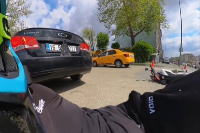 Bursa’da dikkatsiz dönüş kaza getirdi!