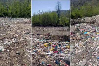 Rize'de açık alana çöp döken Fındıklı Belediyesine 2,3 milyon lira ceza