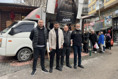 Bursa’da taksicilerden kahraman öğretmen ve öğrencilere vefa
