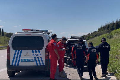 Bursa'da "Otoyola 5 yaşında çocuk bırakıldı" ihbarı ekipleri alarma geçirdi
