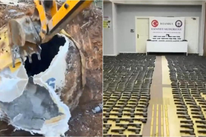 İstanbul'da yeraltı su deposunda binlerce silah parçası ele geçirildi