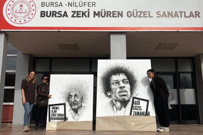 Bursa'da lise öğrencileri mezun olmadan eserlerini sergileyecek