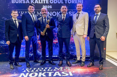 Bursa Kalite Büyük Ödülü'nü aldılar