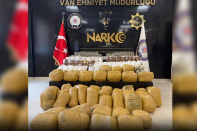 Van'da uyuşturucu operasyonu: 240 kilo uyuşturucu ele geçirildi