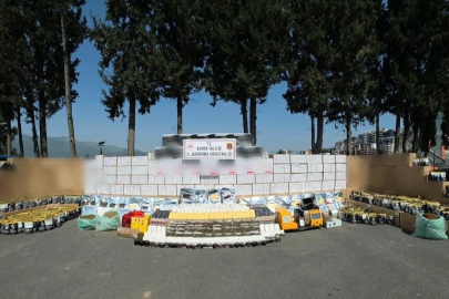 Bursa’da kaçak tütün operasyonu: Milyonlarca makaron ele geçirildi