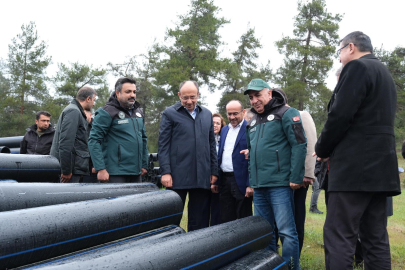 Bursa Orhaneli’de 13 bin 500 dekarlık alana modern sulama yatırımı