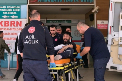Bursa'da korkutan kaza: Spiral taşı patladı, genç yaralandı
