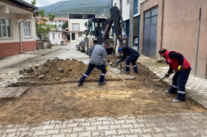 Gemlik Belediyesi Acil Müdahale Ekibi sahada