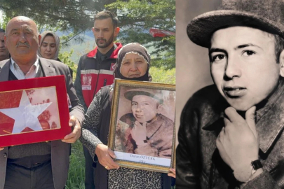 61 yıl sonra şehit onbaşı Duran Öztürk Tokat'ta defnedildi