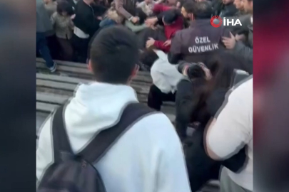 ODTÜ'de gerginlik! Türk bayraklı gruba saldırı