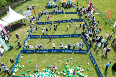 Bursa'da Spor Festivali’nde özel çocukların mutlu günü