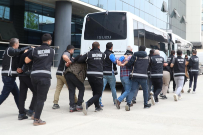 Bursa'da tefecilik ve yağma operasyonunda 11 kişi tutuklandı