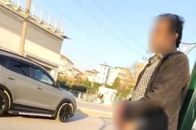 Otobüs durağında mide bulandıran olay! Genç kadının kayda aldığı şahıs tahliye edildi