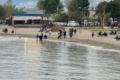 Bursa'da deniz suyu ısınmadı ama yüzme sezonu açıldı