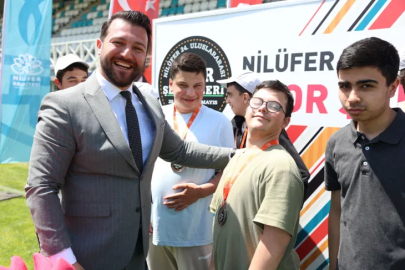 Bursa Nilüfer’de özel çocukların spor coşkusu