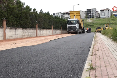 Osmangazi Belediyesi’nden Hamitler’e yeni yol ve asfalt çalışması