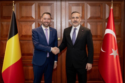 Bakan Fidan, Belçika Dışişleri Bakanı Prevot ile görüştü