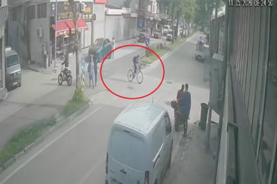 Sağ mı sol mu derken kaza yaptı! Bursa’da bisikletliye motosiklet çarptı
