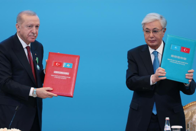 Türkiye ile Kazakistan arasında 13 anlaşma imzalandı