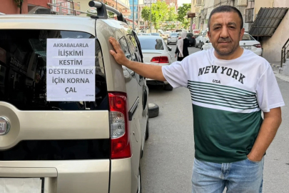 Batmanlı esnafın akraba isyanı; arabasına yapıştırdığı yazı şoke etti