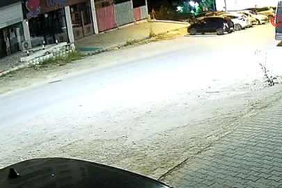 Bursa'da uyuyakalan sürücü park halindeki araçlara daldı