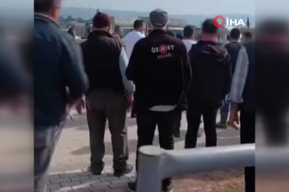 Bursa’daki kurbanlık pazarında ortalık karıştı