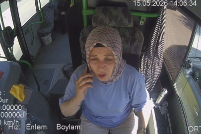BURULAŞ’ın kadın otobüs sürücüsünden örnek davranış