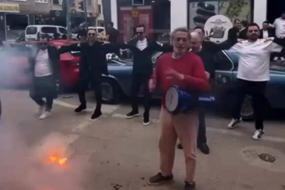 Bursa’da düğün magandası kamerada