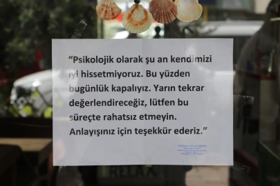Esnafın dükkana astığı not şoke etti!
