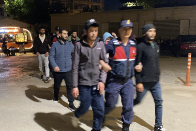 Bursa'da ülkeye kaçak yollarla giren 7 şahıs yakalandı