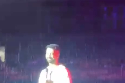 Tan Taşçı konserinde korkutan anlar: Son anda kurtuldu