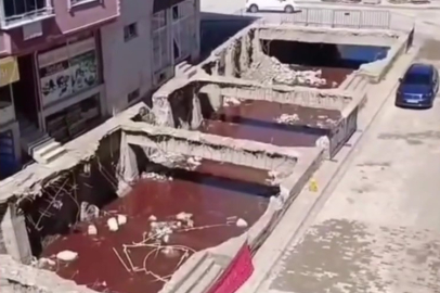 Dereye kan akıtan işletmeye ceza yağdı