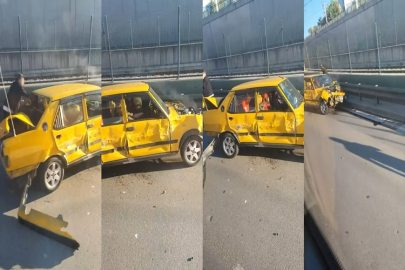 Alkollü sürücü direksiyon hakimiyetini kaybetti, bariyerlere çarptı