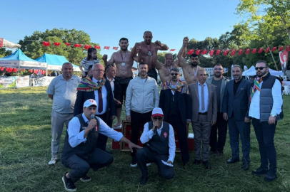Kabulbaba Güreşleri’nin finalinde Ali Gürbüz 1'inci oldu