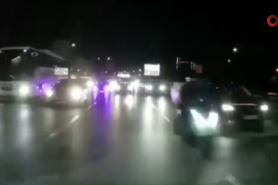 Bursa'da makas atan sürücü tehlikeli anlara neden oldu