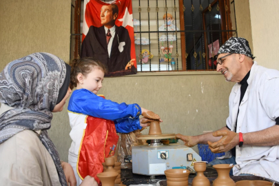 Osmangazi'de kreş çocuklarını buluşturan sürpriz atölye