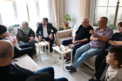 Yıldırım’da gönül belediyeciliği: Başkan Yılmaz ev ziyaretlerinde