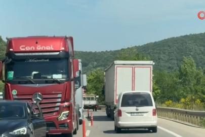 Otomobil arızalandı: Yalova-Bursa karayolu kilit!