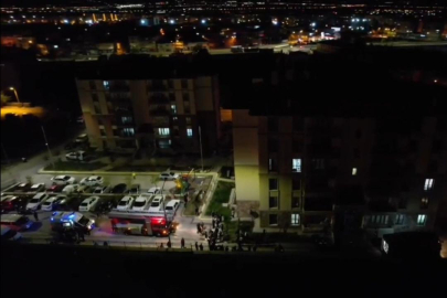 Erzurum'da bir binada çıkan yangında diyaliz hastası kadın öldü