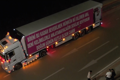 Bursa'da romantizmin adresi tır dorsesi oldu!