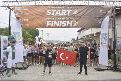 Bursa Karacabey'de Yaren Leylek için koştular