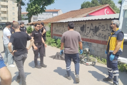 Bursa'da bisikletten düşen kişi öldü