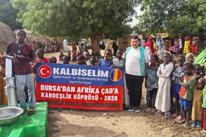 Bursalı Kalbi Selim, Afrikalı yetimlere moral oldu