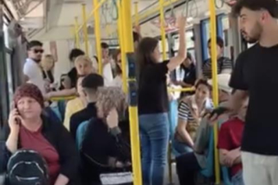 Metro'da yüksek sesle konuşma tartışması