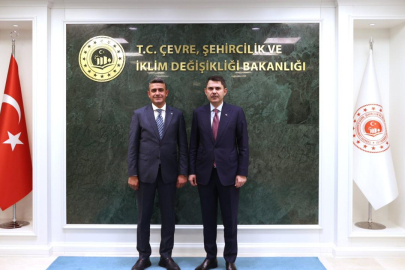 Bakan Kurum, Haymana ve Gölbaşı belediye başkanlarını kabul etti